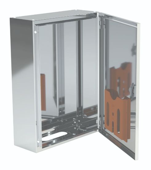 Ảnh của Basic enclosure MEC 400x400x210,stainless steel 304 2.0mm, mounting plate E2.0mm